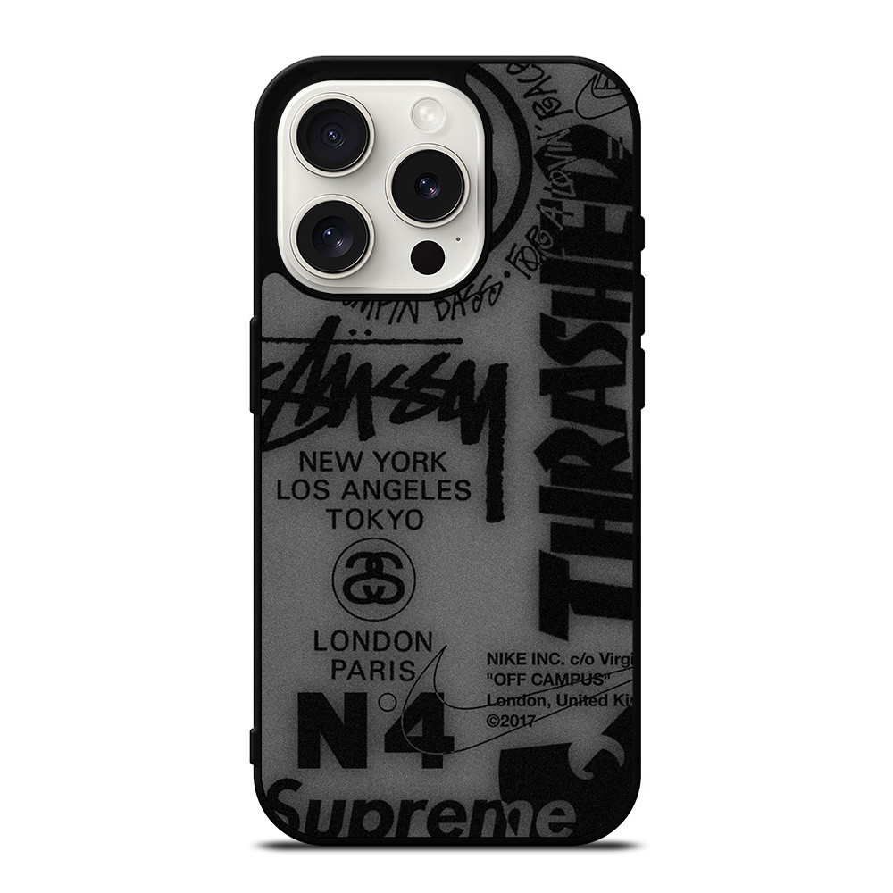 SUPREME STUSSY HYPEBEAST iPhone 15 Pro Case Cover